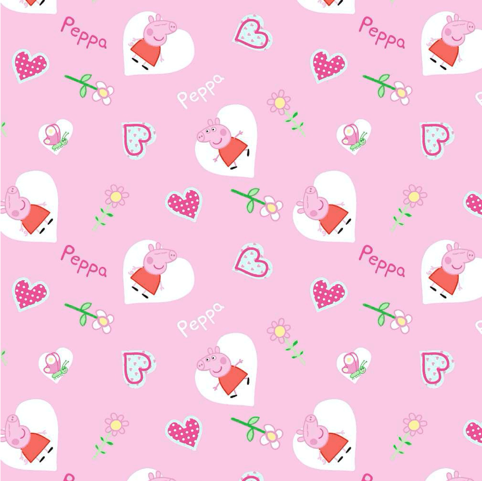 Popelín Peppa Pig 7017 1 Popelín Peppa Pig 7017