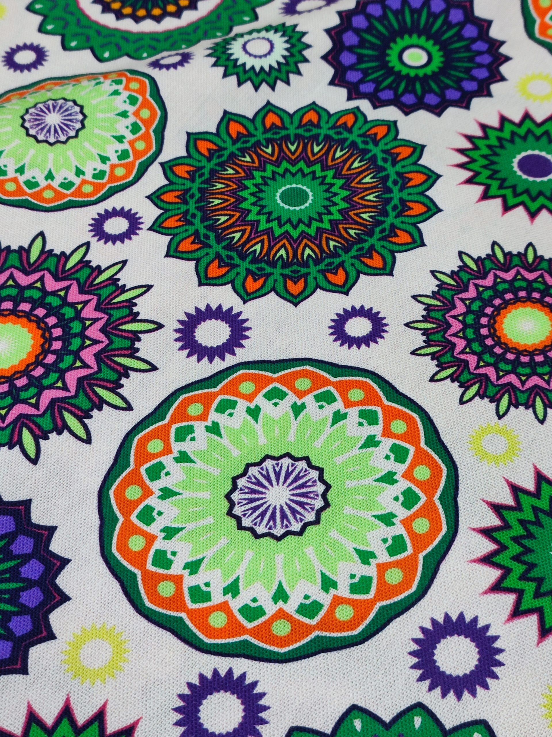 Half panama mandala 2 Half panama mandala - Imagen 2