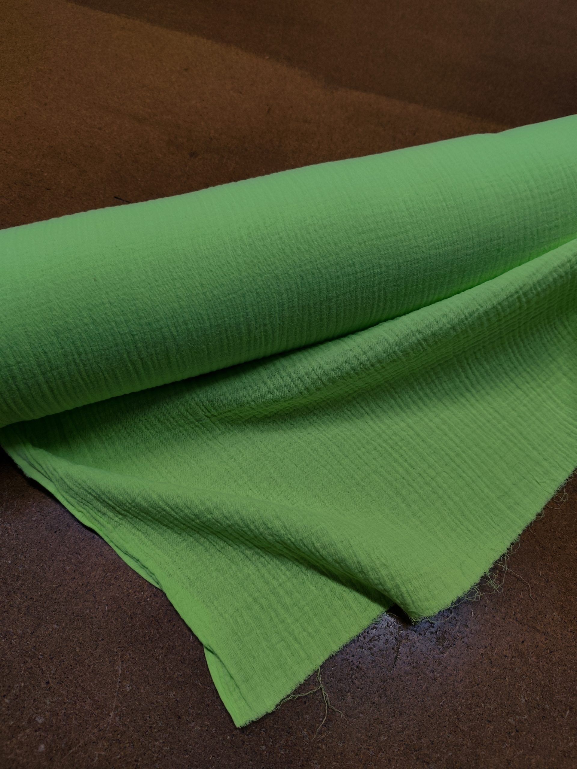 Muselina Verde Fluor 1 Muselina Verde Fluor