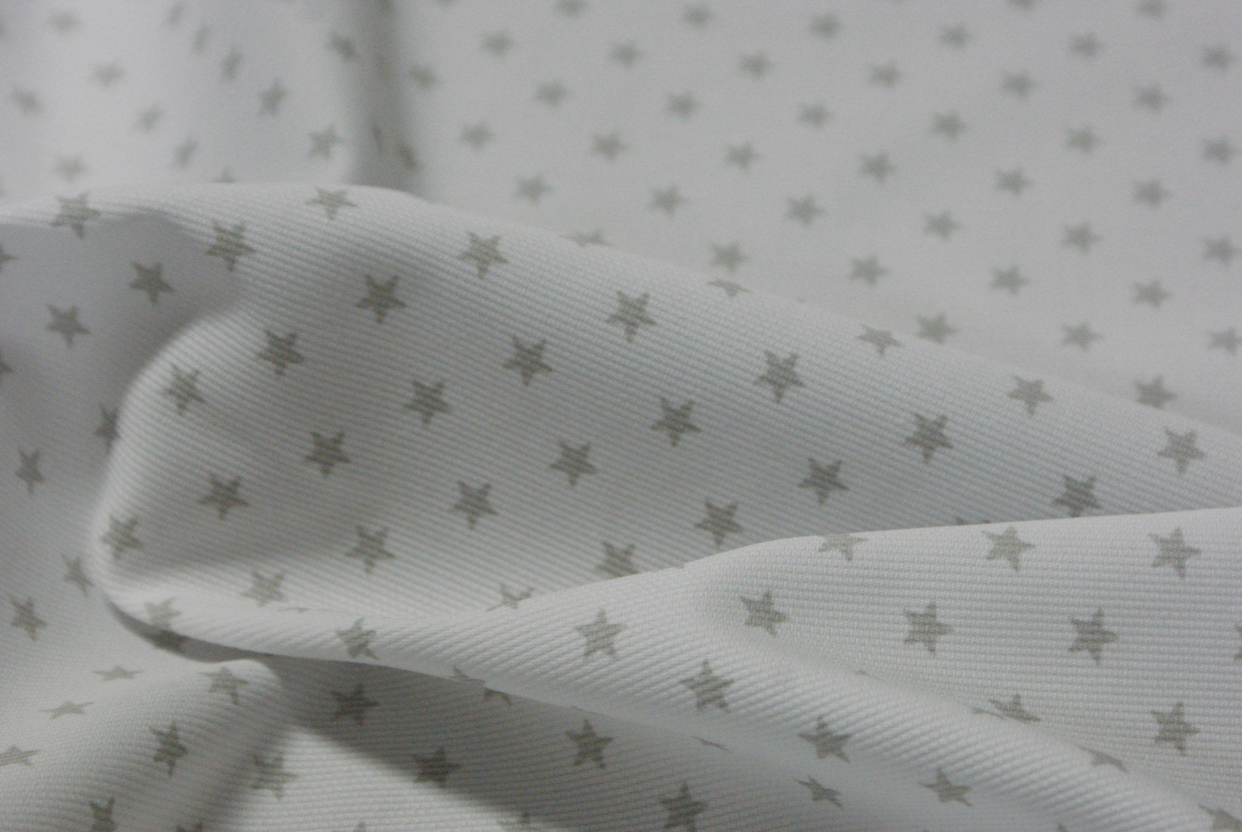 Piqué canutillo Estrellas Grises 654 1 Piqué canutillo Estrellas Grises 654