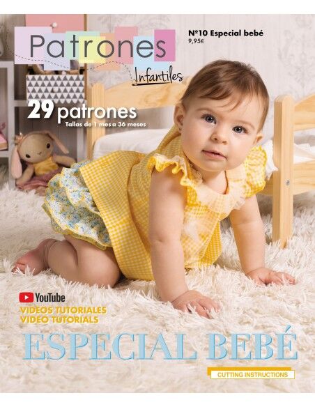Revista de patrones infantiles nº 10- especial bebé 1 Revista de patrones infantiles nº 10- especial bebé